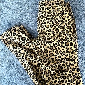 Leopard Print leggings girls size 12